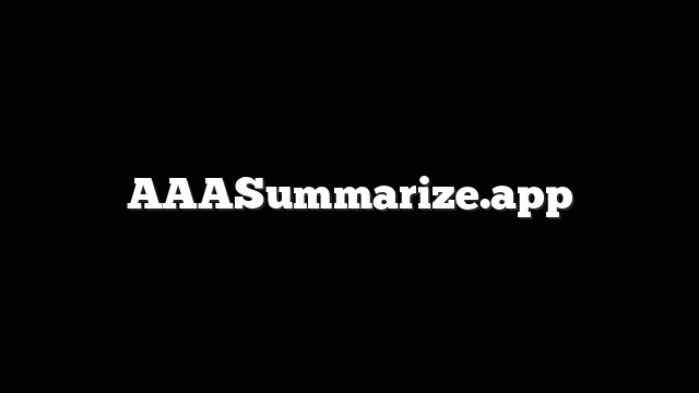 AAASummarize.app
