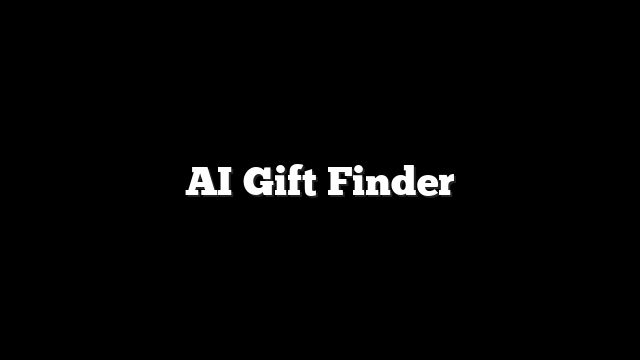 AI Gift Finder