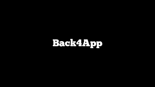 Back4App