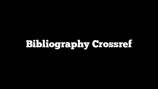 Bibliography Crossref