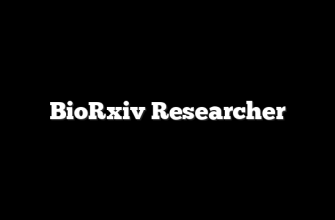 BioRxiv Researcher 8 BioRxiv Researcher