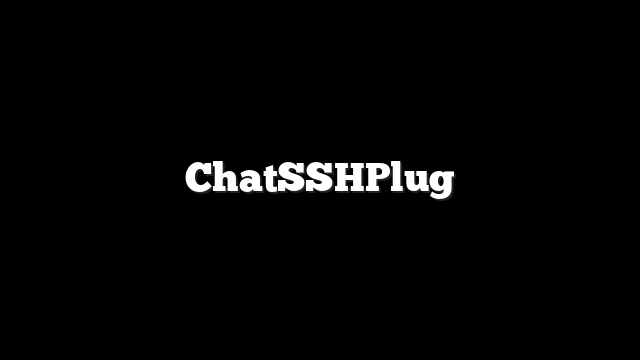 ChatSSHPlug