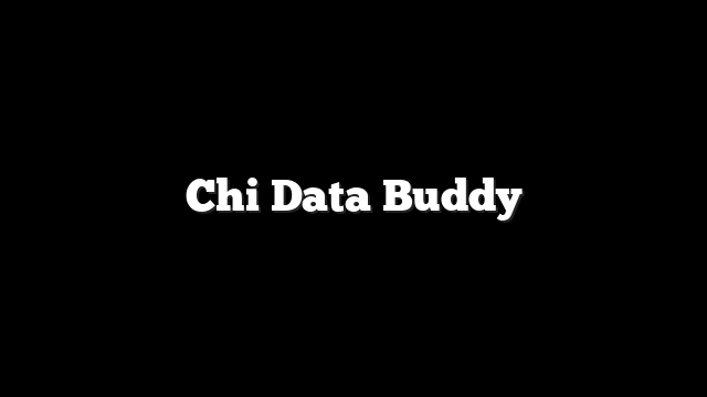 Chi Data Buddy