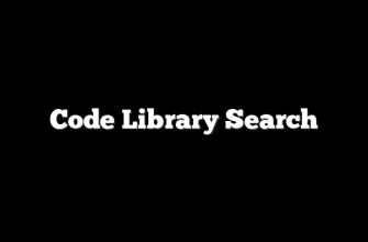 Code Library Search 8 Code Library Search