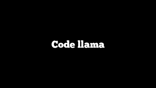 Code llama