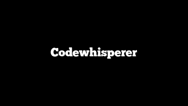Codewhisperer