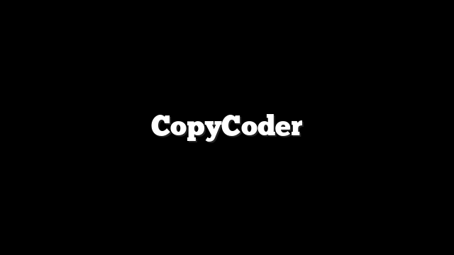 CopyCoder