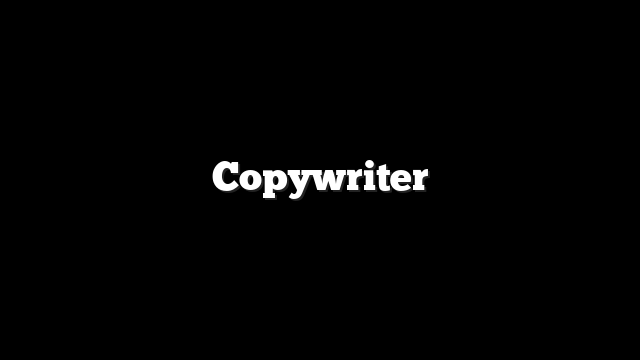 Copywriter