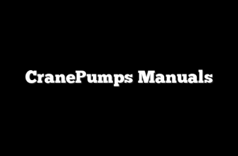 CranePumps Manuals