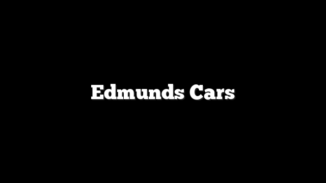 Edmunds Cars