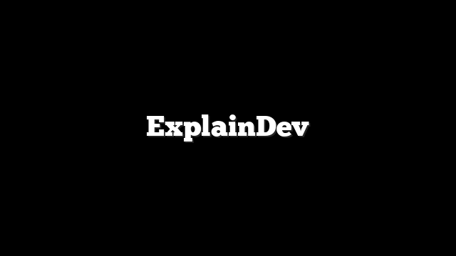 ExplainDev