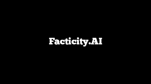 Facticity.AI 1 Facticity.AI