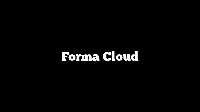 Forma Cloud