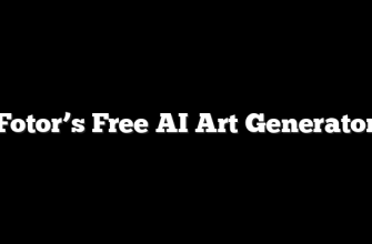 Fotor’s Free AI Art Generator