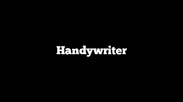 Handywriter