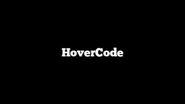 HoverCode