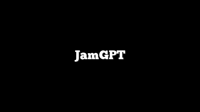 JamGPT