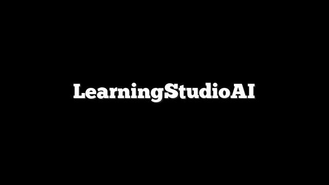 LearningStudioAI