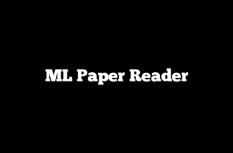 ML Paper Reader