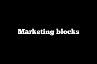 Marketing blocks
