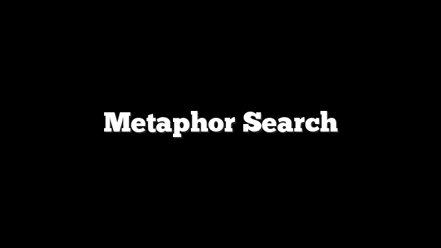 Metaphor Search