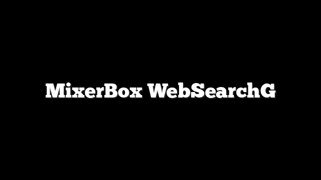 MixerBox WebSearchG
