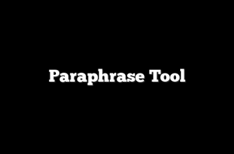 Paraphrase Tool