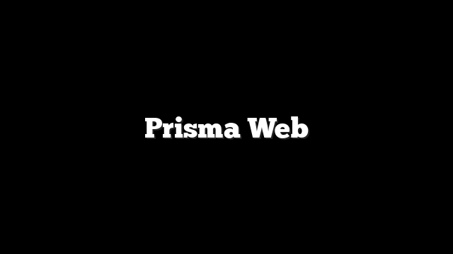 Prisma Web