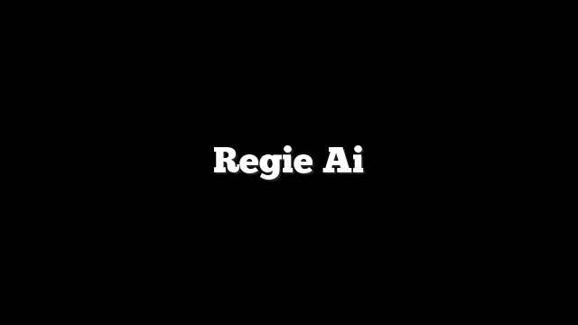 Regie Ai