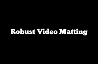 Robust Video Matting 9 Robust Video Matting