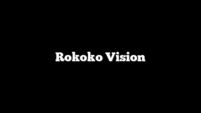 Rokoko Vision 7 Rokoko Vision