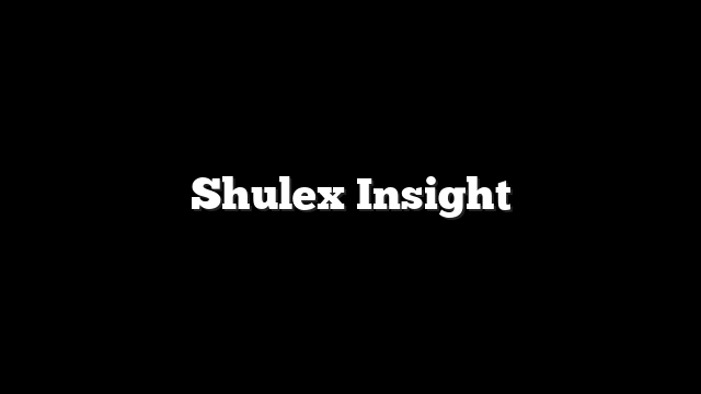 Shulex Insight