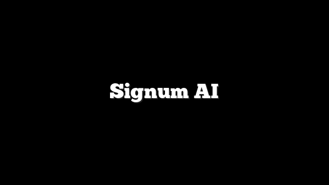 Signum AI