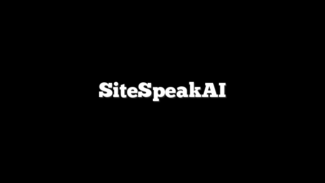 SiteSpeakAI