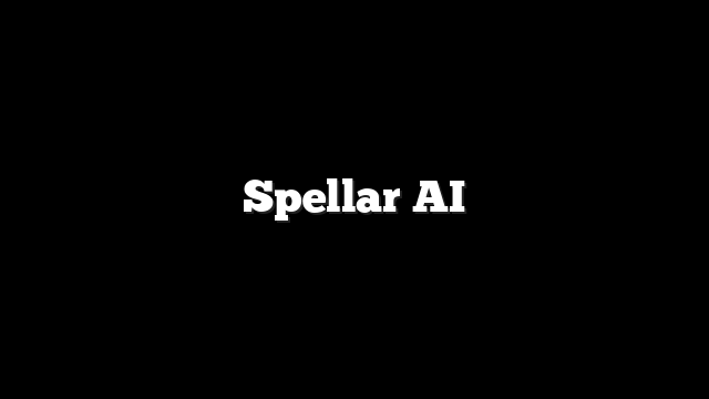 Spellar AI