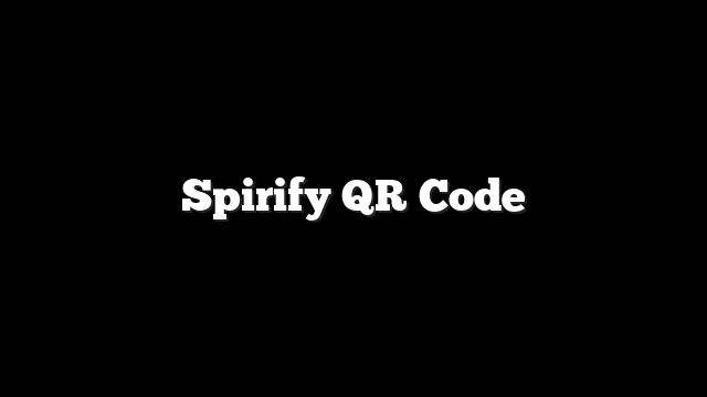 Spirify QR Code