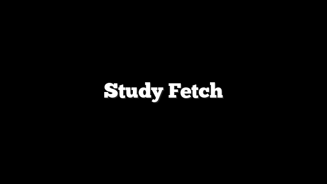 Study Fetch 10 Study Fetch