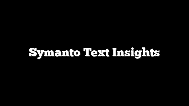 Symanto Text Insights