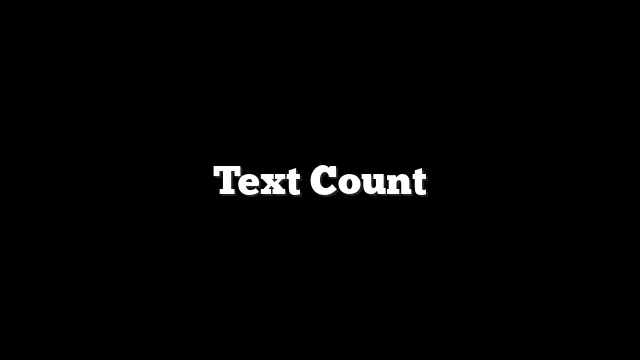 Text Count