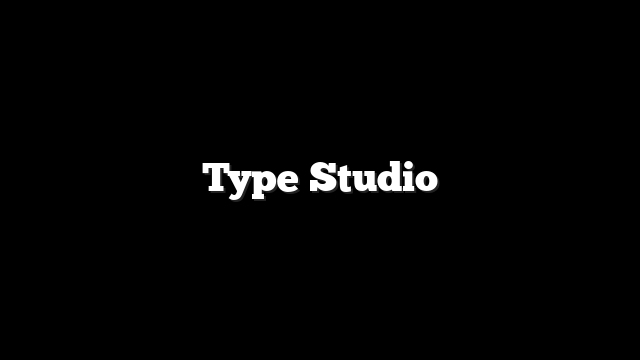 Type Studio