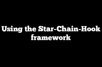 Using the Star-Chain-Hook framework