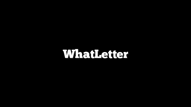 WhatLetter