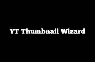 YT Thumbnail Wizard
