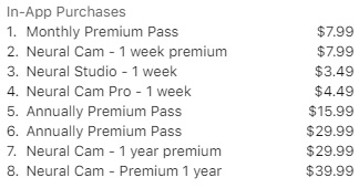 Neural Studio - AI Avatars 5 Neural Studio - AI Avatars pricing