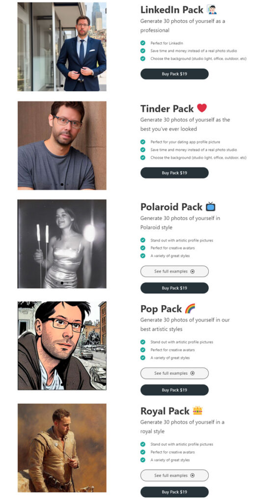 Photoai me pricing