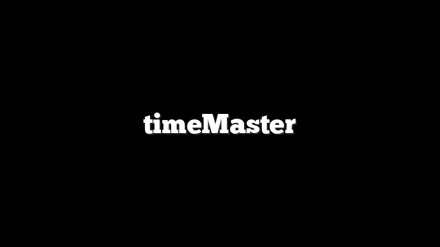 timeMaster